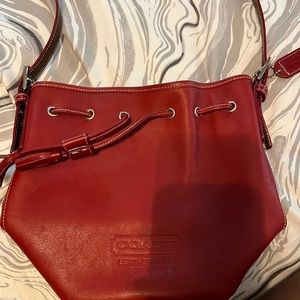 Red coach Purse